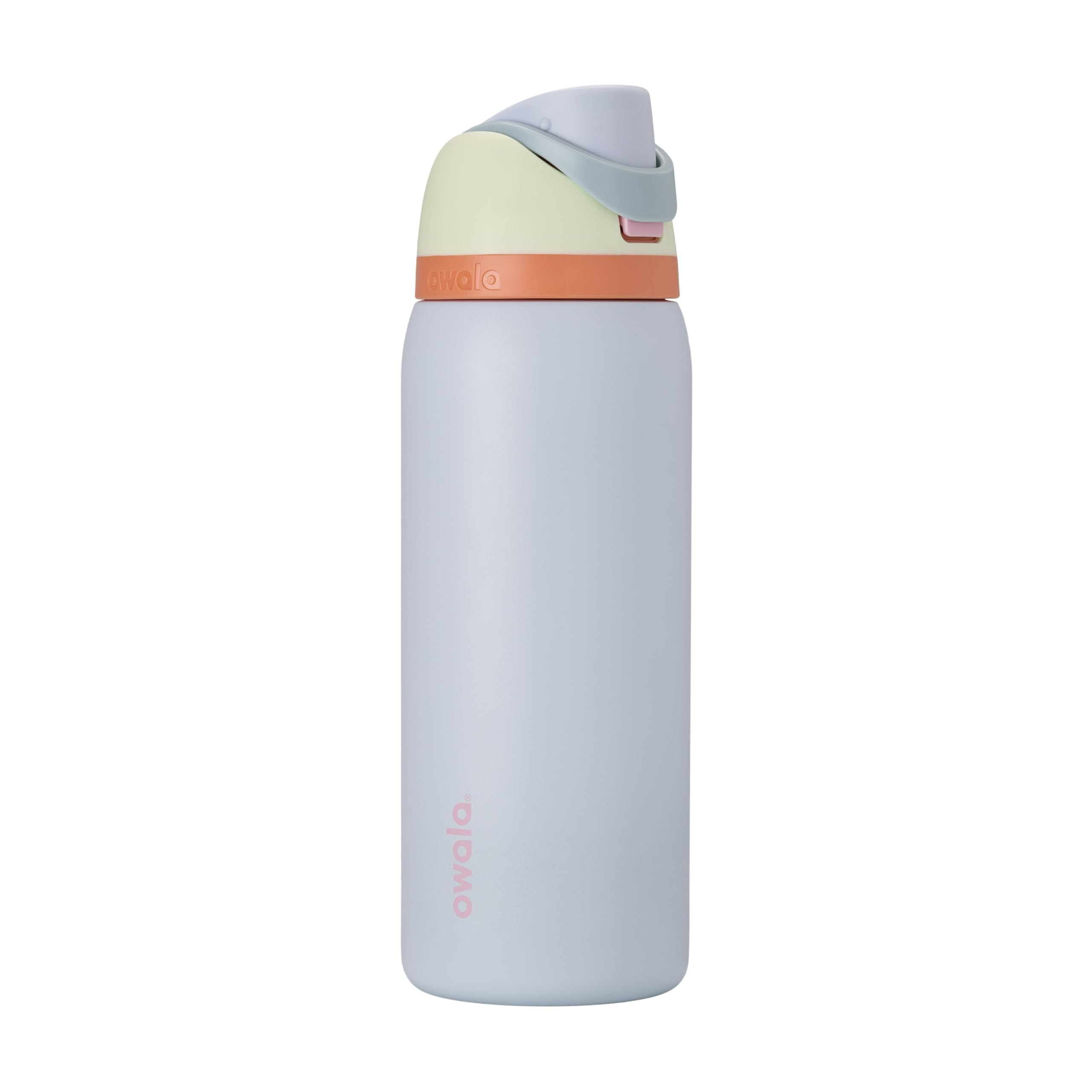 Owala FreeSip Insulated Stainless Steel Water Bottle with Straw for Sports, Travel, and School BPA-Free Sports Water Bottle, 32 oz, Boneyard (Pack of 6)